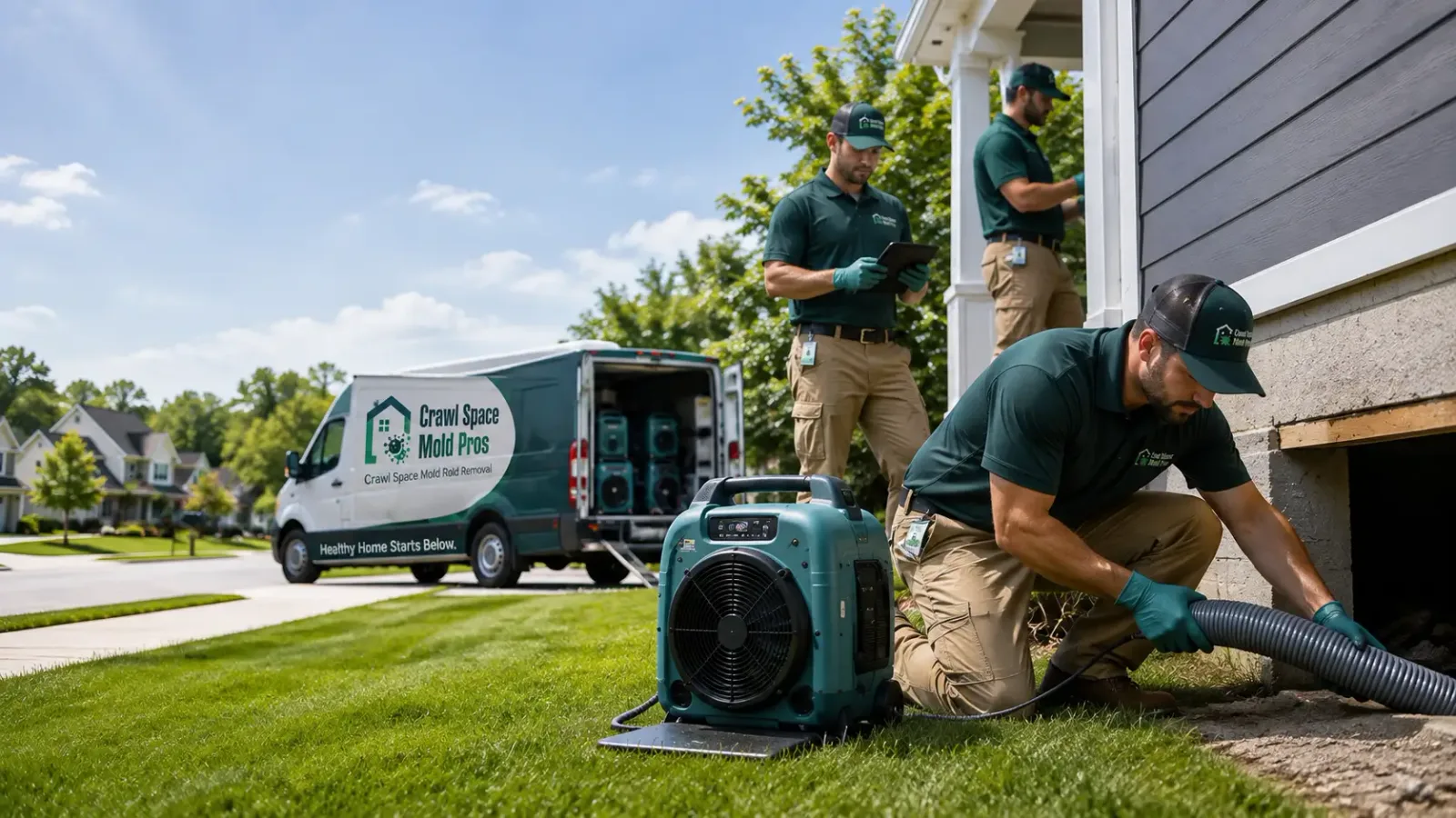 Crawl Space Mold Removal in Fargo, OK